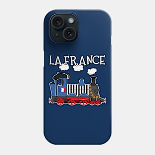 France Steam Train French Flag Phone Case