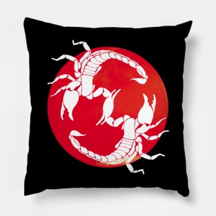 Tribal Scorpion Letter S Pillow