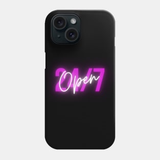 Open 24/7 Phone Case