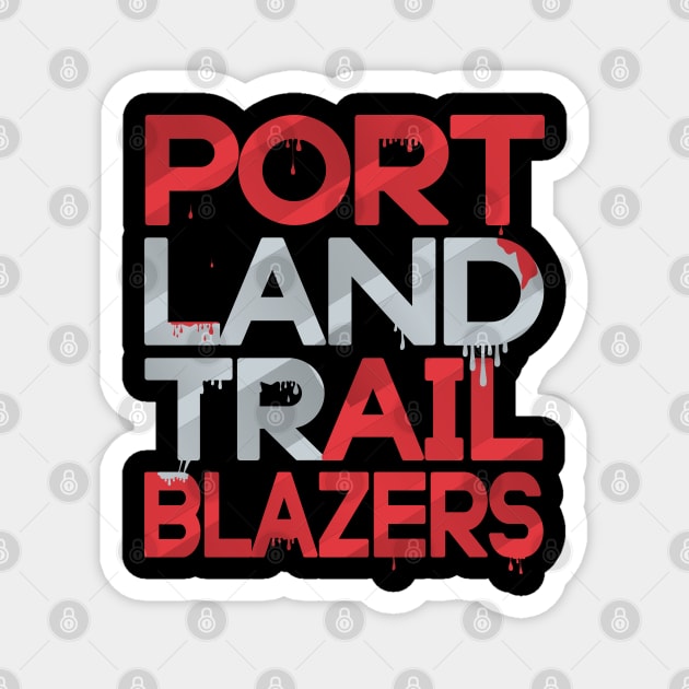 Portland Trailblazers Magnet by slawisa