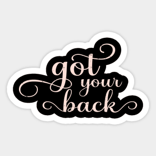 don't worry i got your back stickman meme gift' Sticker | Spreadshirt