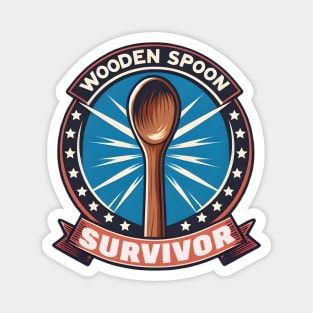 Wooden Spoon Survivor Magnet