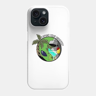 Alien with Cocktail Phone Case