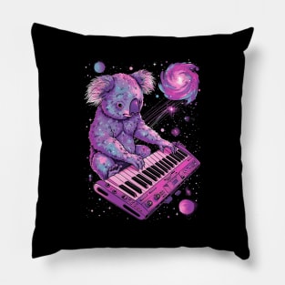 Nebula Koala Keyboardist Pillow