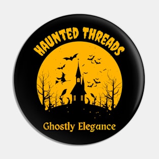 Haunted Threads: Elegance in the Shadows Pin