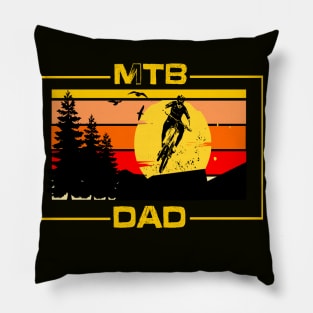 MTB Papa / Biking Dad Vintage Pillow