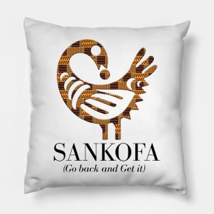 Sankofa (Go back and get it) Pillow