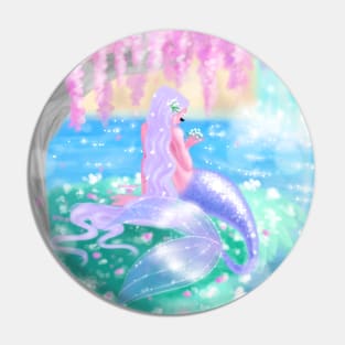 Springtime Mermaid Pin