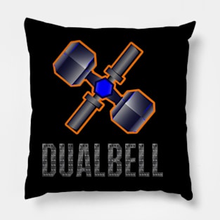 Dualbell Classic Chest Logo Dark Pillow