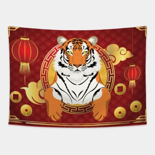 Lunar new year tiger Tapestry