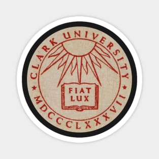 1953 Clark University Logo - Worcester, MA Pin Magnet