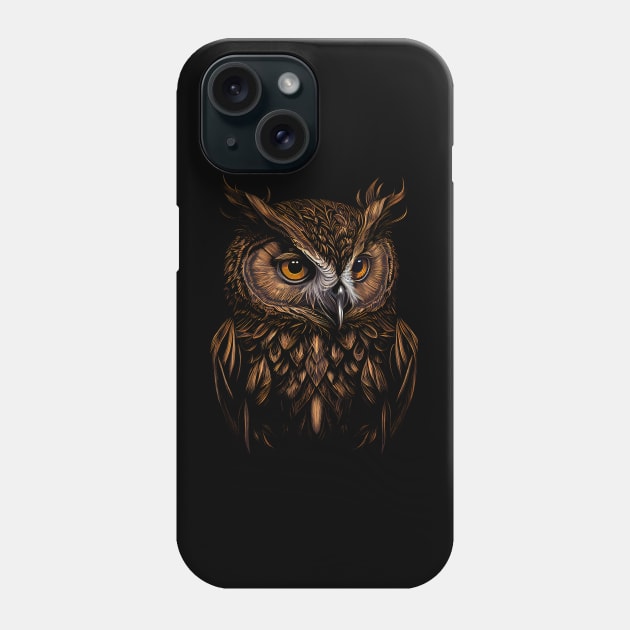 Cute Owl #5 Phone Case by MarkColeImaging