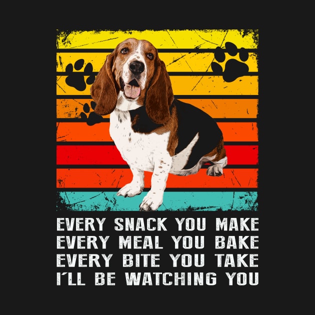 Hound Elegance Every Snack You Make for Fans of Basset Majesty by Kleurplaten kind