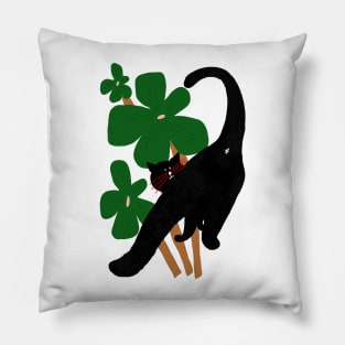 Funky pop-art cat butt Pillow