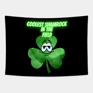 Saint Patrick's Day. Irish Proud.Coolest shamrock in the filed.Saint Patrick day gifts. Tapestry