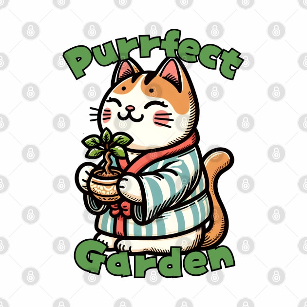 Cat botanist by Japanese Fever