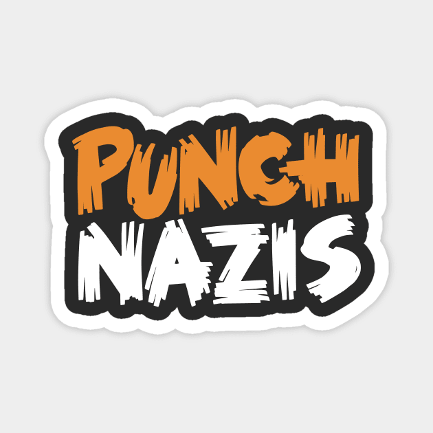 Punch Nazis Magnet by polliadesign