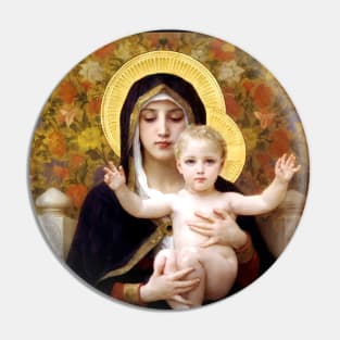 Madonna of the Lillies (Bouguereau) Pin