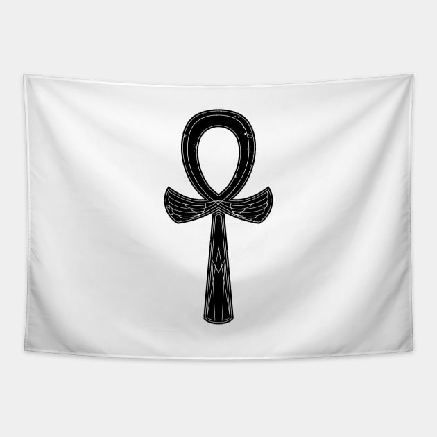 Ankh Symbol Tapestry by marieltoigo