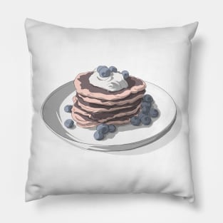 Pancakes with blueberries Pillow