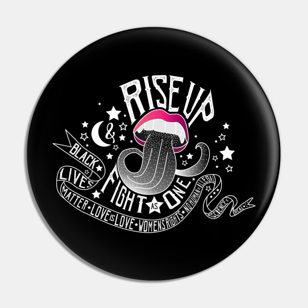 Rise Up & Fight as One Pin by denbecka