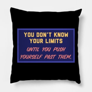 Limits Pillow