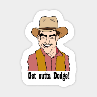 GUNSMOKE MATT DILLON T-SHIRT FAN ART Magnet