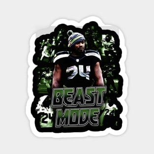 Marshawn Lynch Beast Mode Magnet