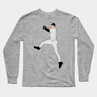 CDBA Derek Jeter NO.2 Long Sleeve Baseball Jersey T Shirts for