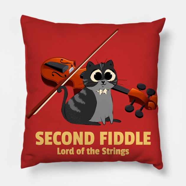 Second Fiddle Lord of the Strings Pillow by Unique Treats Designs