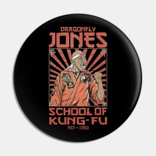 VINTAGE DRAGONFLY JONES SCHOOL OF KUNGFU Pin