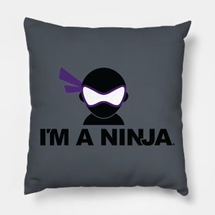 I'M A NINJA (Purple Mask) Pillow