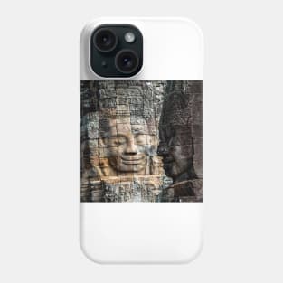 Majestic Angkor Wat Stone Faces Phone Case