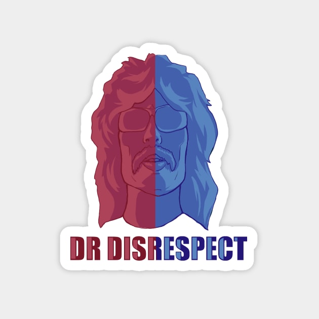 Dr Disrespect, Two Time Back to Back Champion Magnet by sheehanstudios