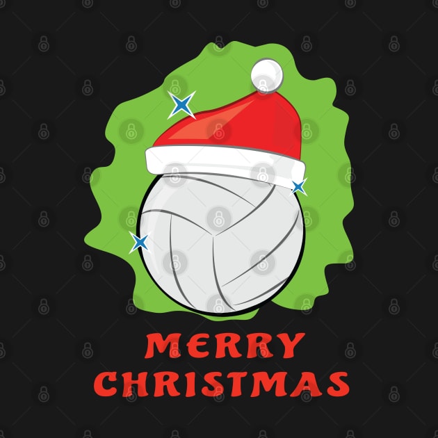 Merry Volleyball Christmas - Funny by DesignWood-Sport