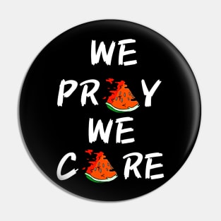 Cease fire now Pin