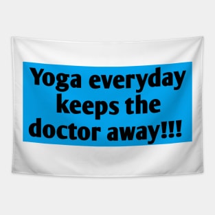 Yoga Health & Fitness Tapestry