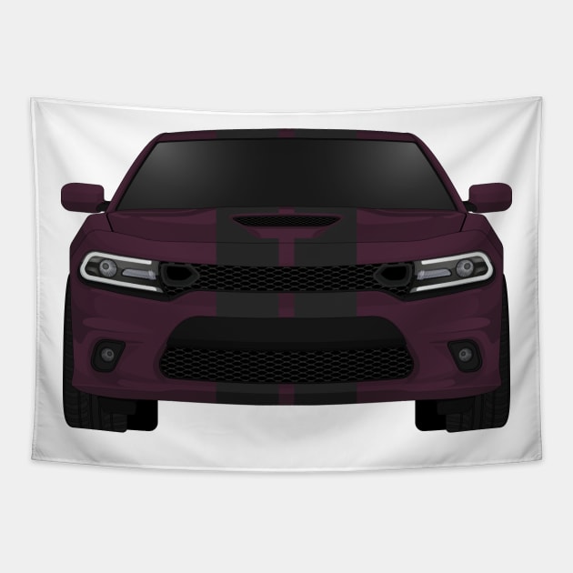 Charger Scat Hellraisin + black stripes Tapestry by VENZ0LIC