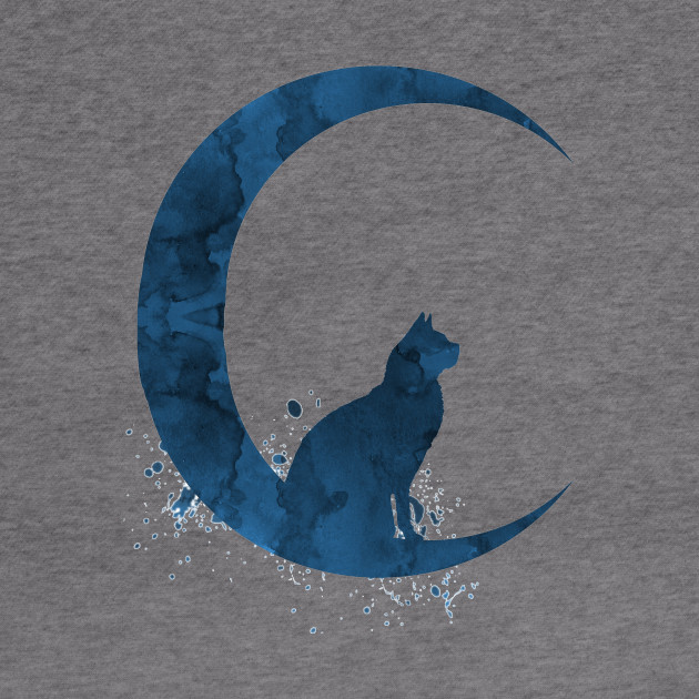 Cat On The Moon Cat Hoodie Teepublic