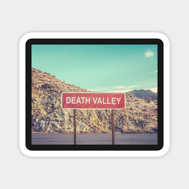 Death Valley Sign Magnet by mrdoomits