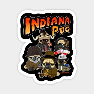 INDIANA PUG Magnet