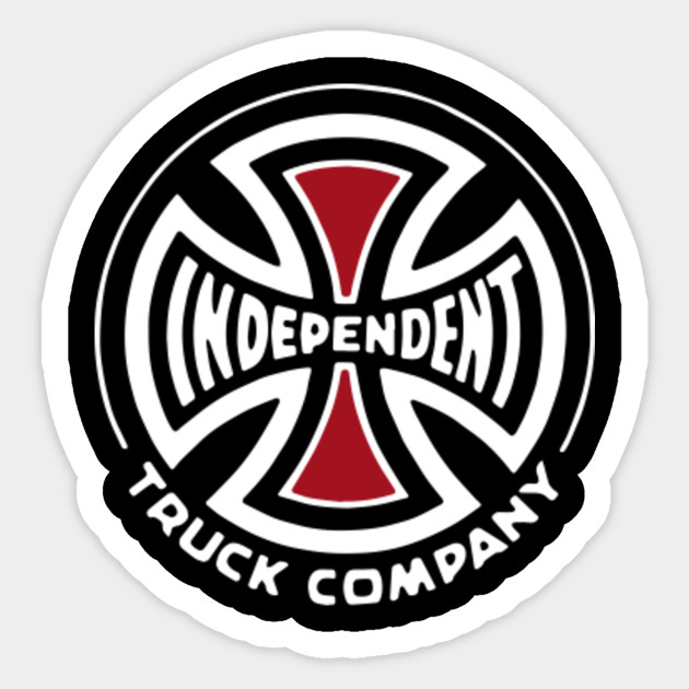 Independent Truck Company Iron Cross Skateboard Truck Company Sticker Teepublic Uk