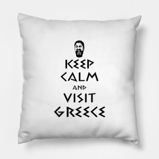 Keep Calm and Visit Greece Pillow