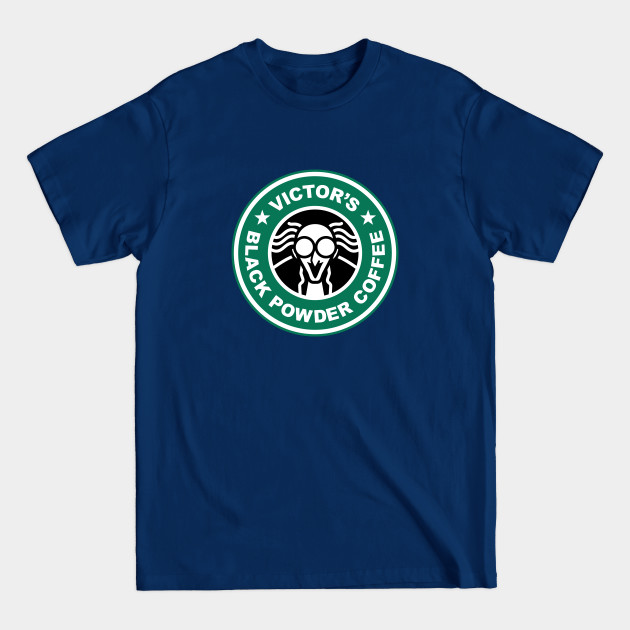 Disover Victor's Black Powder Coffee - Percy De Rolo - T-Shirt