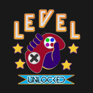 level up game unlocked unisex T-Shirt