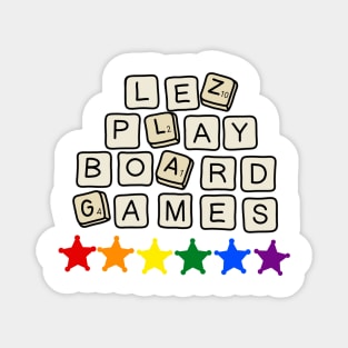 LezPlayBoardGames Logo Magnet