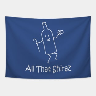 All That Shiraz White Pocket Tapestry