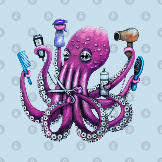 "OctoStylist" - OctoKick collection by GardenPartyArt