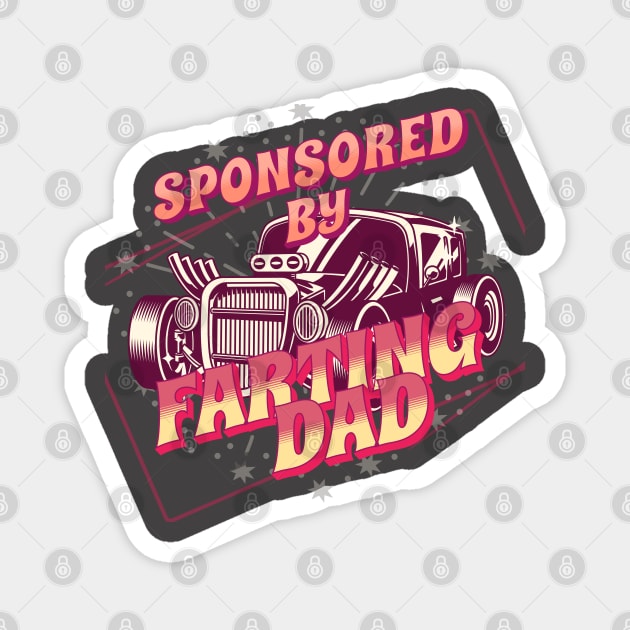 This Guy Loves To Fart - Farting Dad - Fart Guy Joke Magnet by alcoshirts