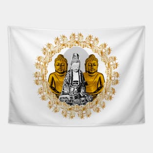 Eastern Buddha God of Wisdom and Forgiveness Tapestry